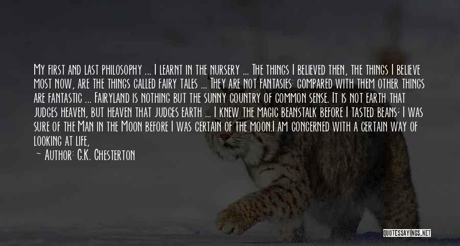 Fairy Magic Quotes By G.K. Chesterton