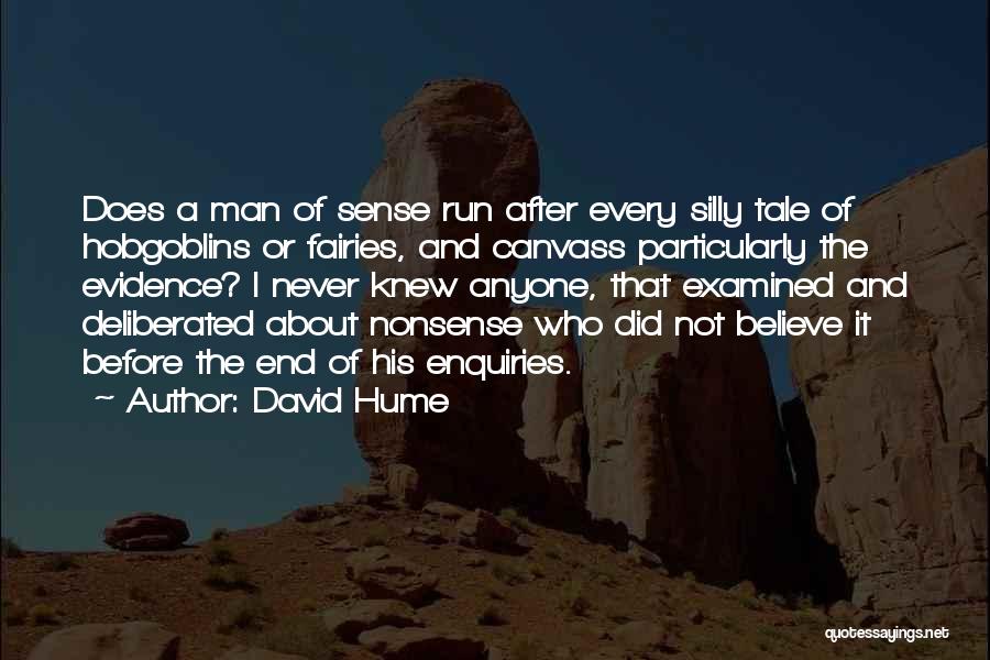 Fairy Tales Tale Quotes By David Hume