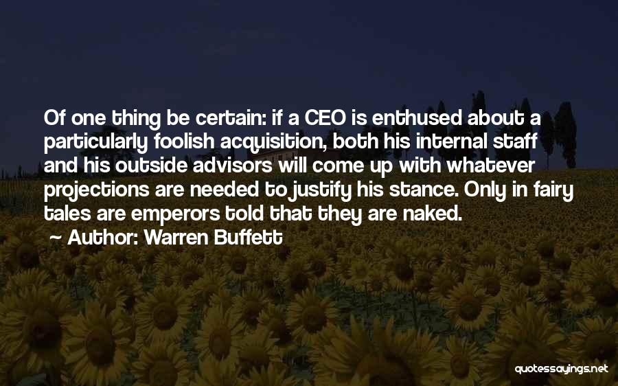 Fairy Tales Tale Quotes By Warren Buffett
