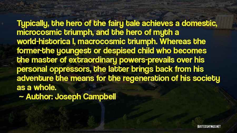 Fairy World Quotes By Joseph Campbell