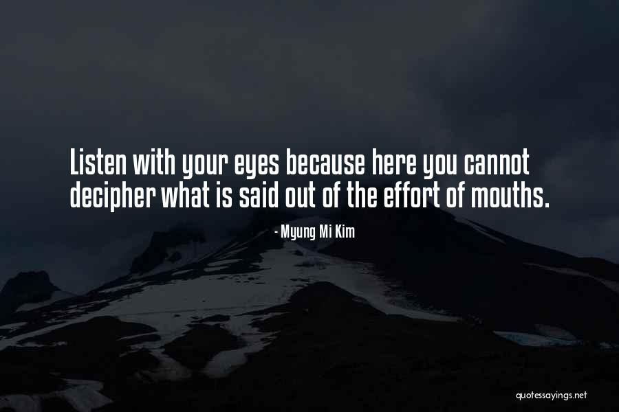 Faites Quotes By Myung Mi Kim Faites Quotes By Myung Mi Kim