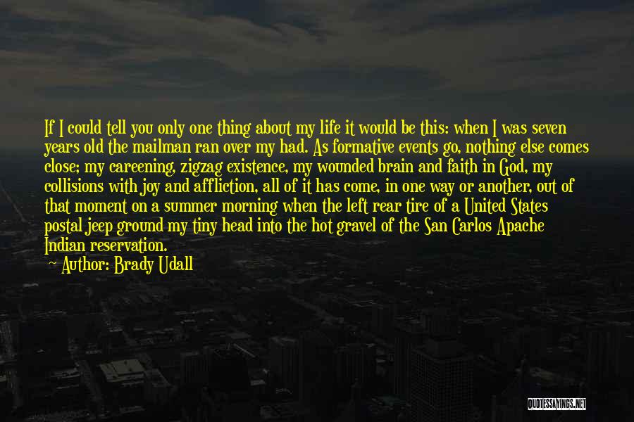 Faith About God Quotes By Brady Udall