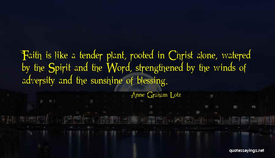 Faith And Adversity Quotes By Anne Graham Lotz Faith And Adversity Quotes By Anne Graham Lotz