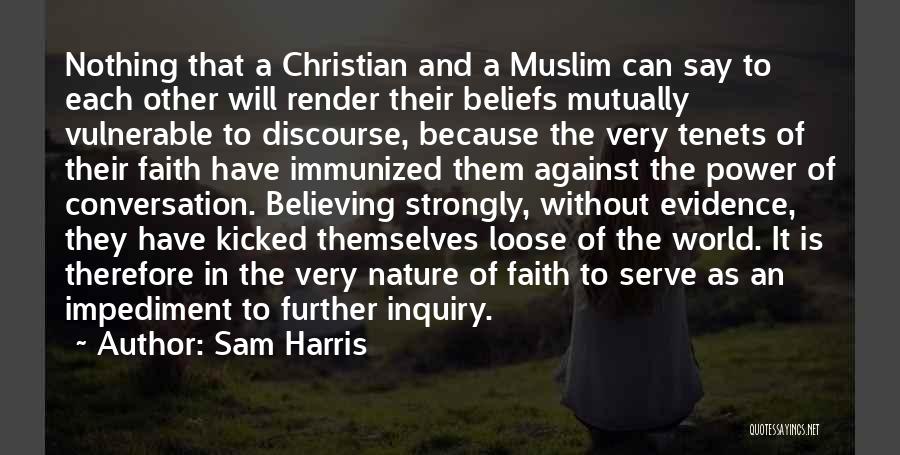 Faith And Believing In Yourself Quotes By Sam Harris