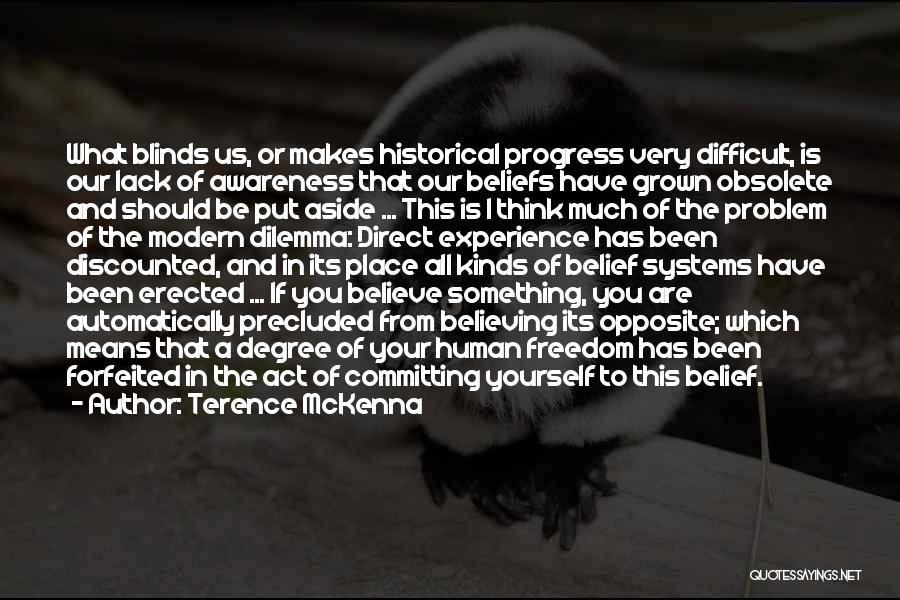 Faith And Believing In Yourself Quotes By Terence McKenna