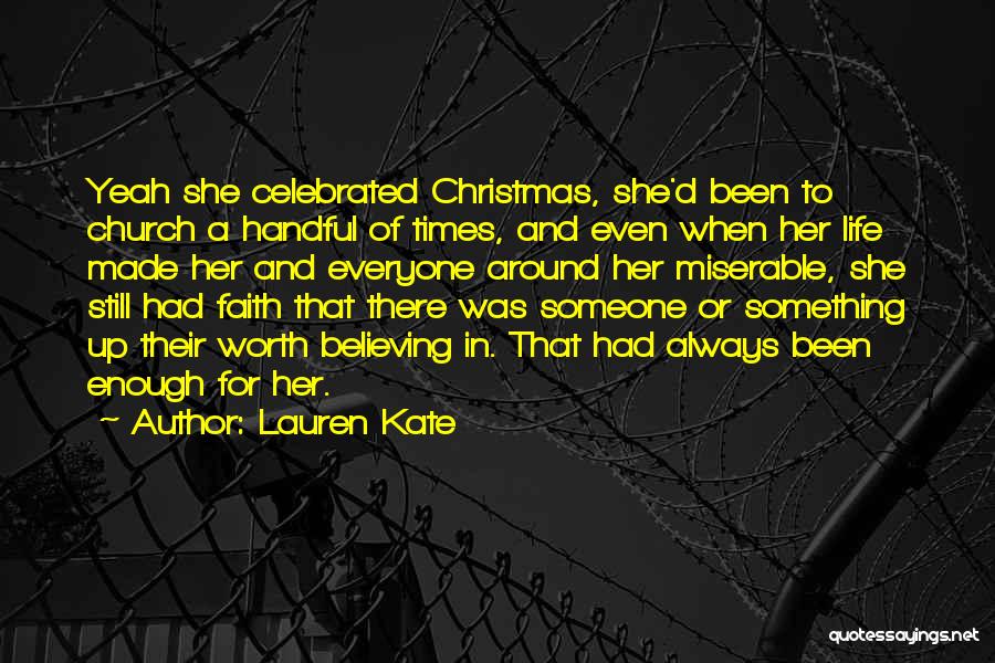 Faith And Christmas Quotes By Lauren Kate