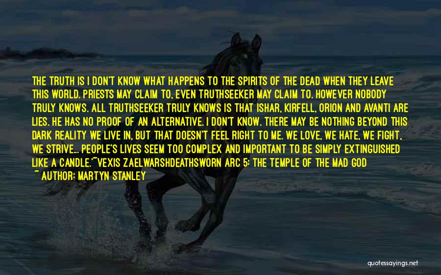 Faith And Death Quotes By Martyn Stanley