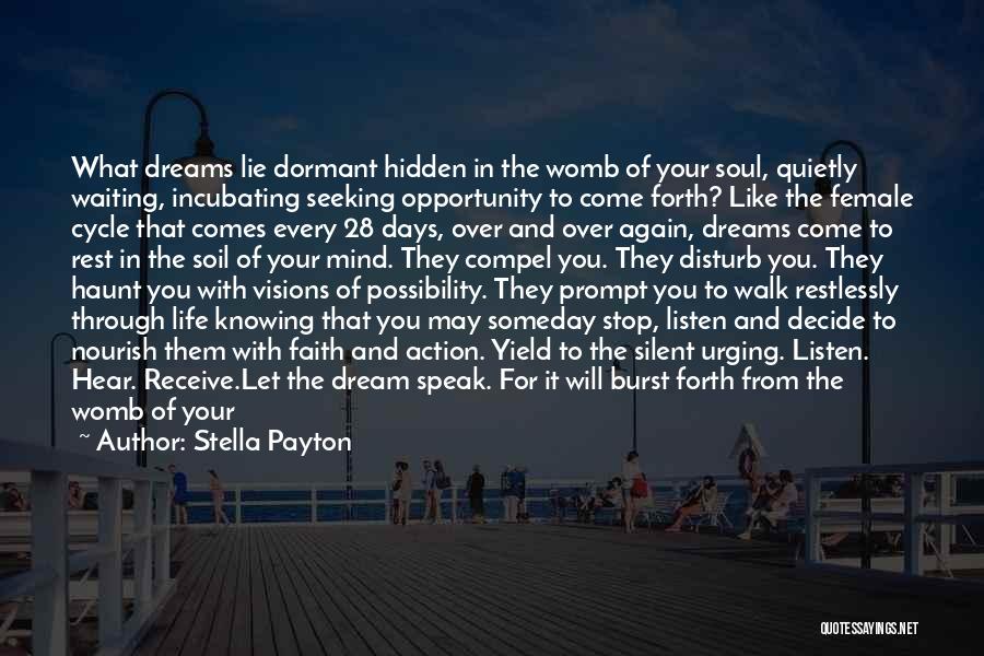 Faith And Destiny Quotes By Stella Payton