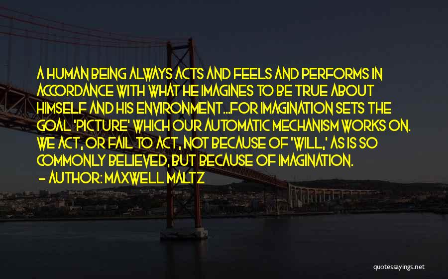 Faith And Determination Quotes By Maxwell Maltz