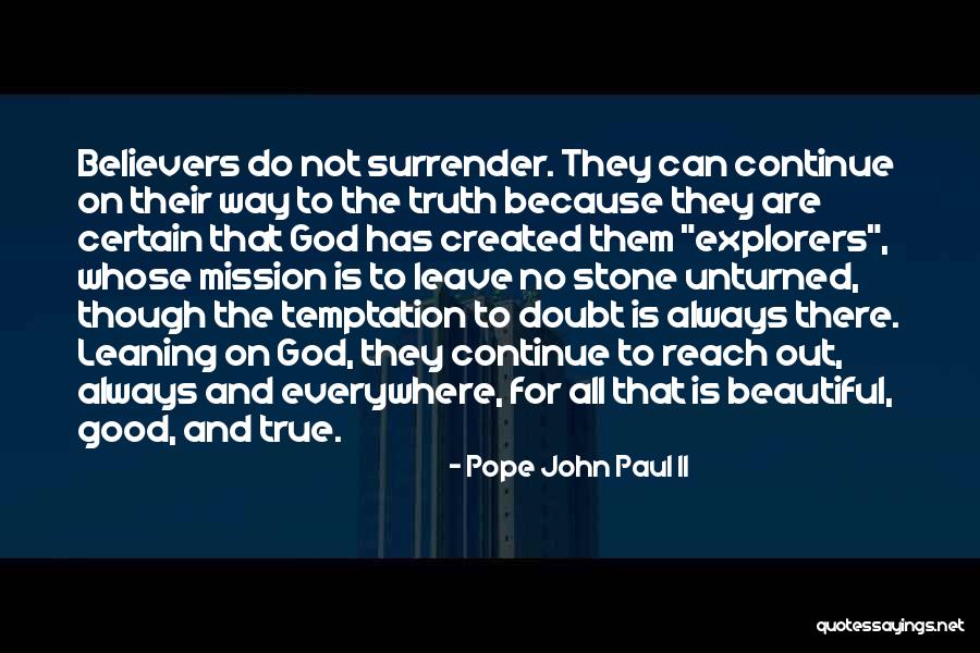 Faith And Doubt Quotes By Pope John Paul II