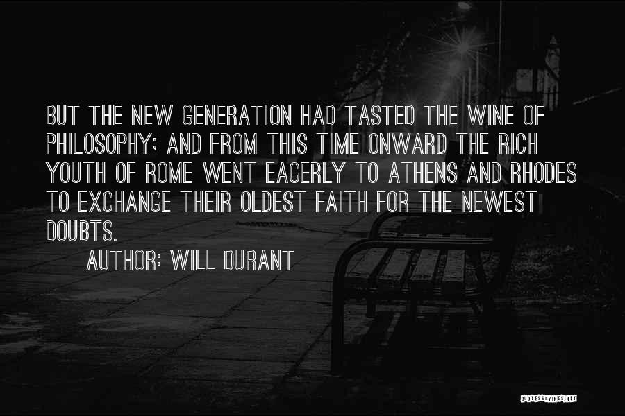 Faith And Doubt Quotes By Will Durant