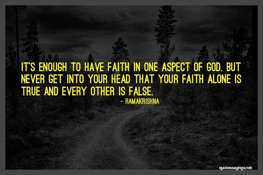 Faith And God Quotes By Ramakrishna