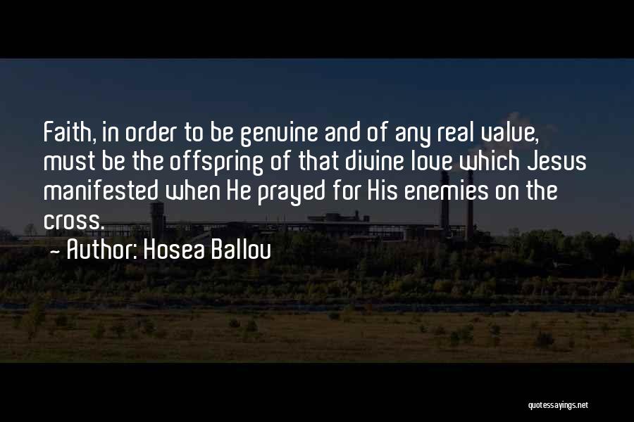 Faith And Jesus Quotes By Hosea Ballou