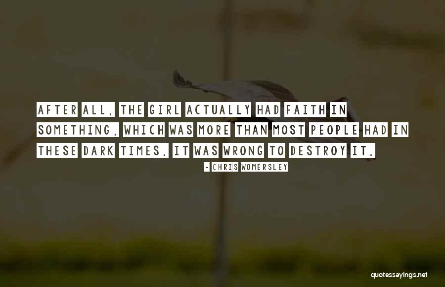Faith And Loss Quotes By Chris Womersley Faith And Loss Quotes By Chris Womersley