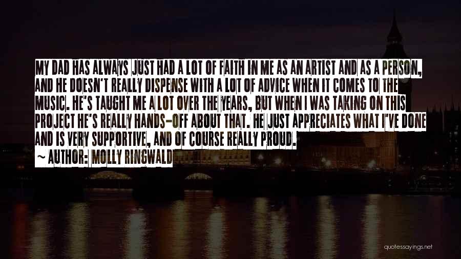 Faith And Music Quotes By Molly Ringwald