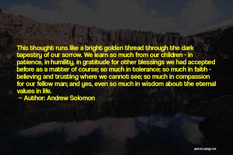 Faith And Patience Quotes By Andrew Solomon