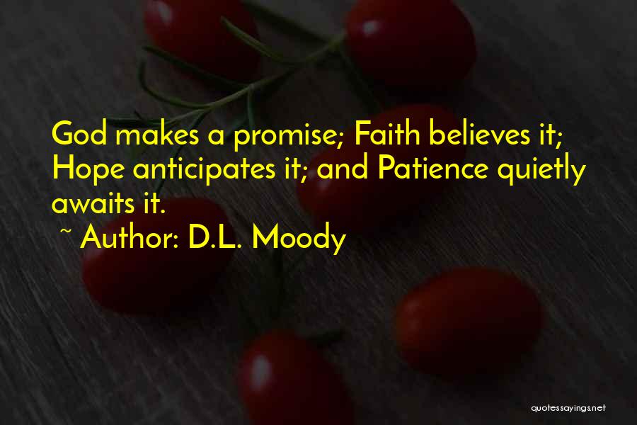 Faith And Patience Quotes By D.L. Moody