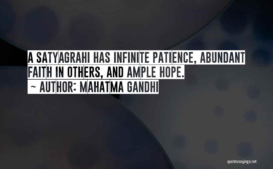 Faith And Patience Quotes By Mahatma Gandhi