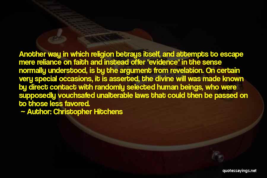 Faith And Religion Quotes By Christopher Hitchens