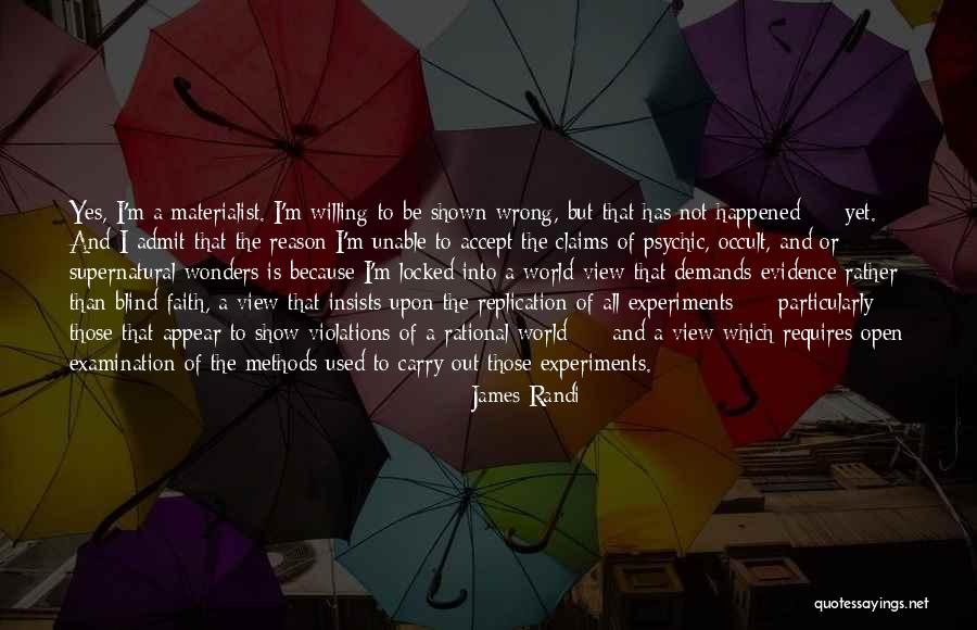 Faith And Science Quotes By James Randi Faith And Science Quotes By James Randi