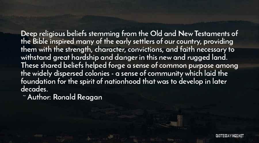 Faith And Strength From The Bible Quotes By Ronald Reagan