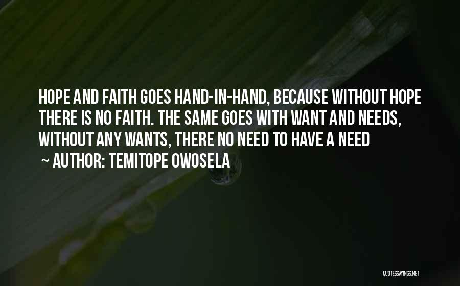 Faith And Success Quotes By Temitope Owosela