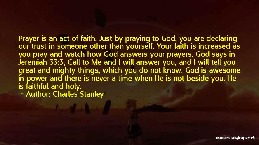 Faith And Trust In God Quotes By Charles Stanley