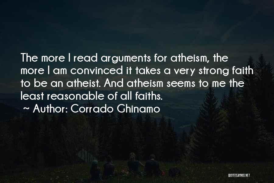 Faith Atheist Quotes By Corrado Ghinamo