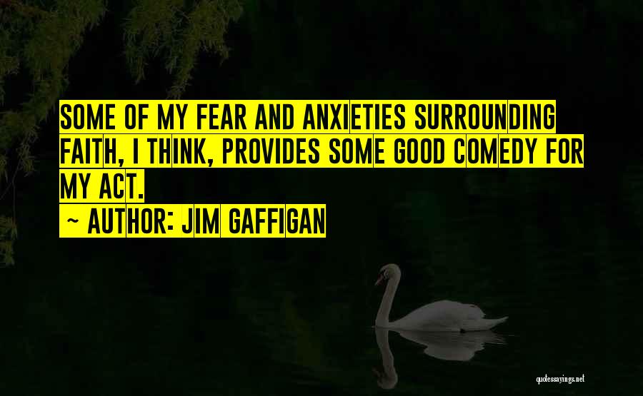 Faith & Fear Quotes By Jim Gaffigan