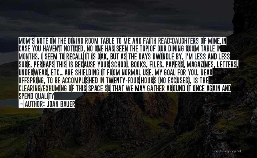 Faith From Night Quotes By Joan Bauer