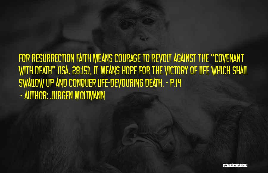 Faith Hope And Courage Quotes By Jurgen Moltmann