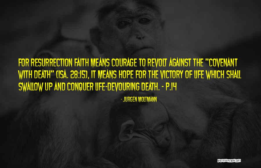 Faith Hope And Courage Quotes By Jurgen Moltmann