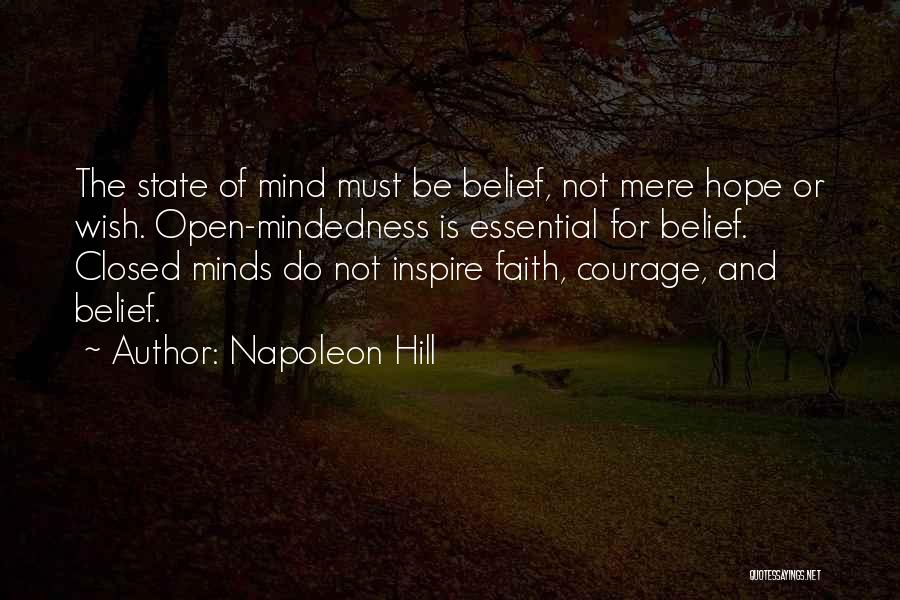 Faith Hope And Courage Quotes By Napoleon Hill