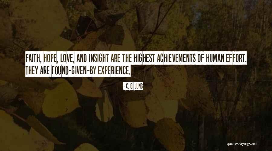 Faith Hope And Love Quotes By C. G. Jung