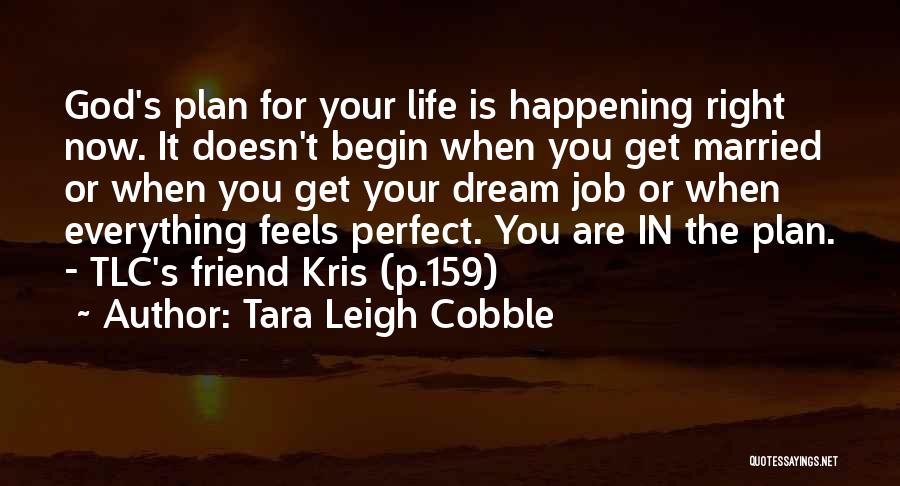 Faith In God's Plan Quotes By Tara Leigh Cobble