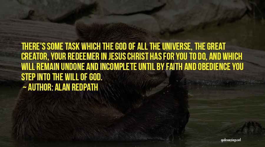 Faith In Jesus Christ Quotes By Alan Redpath