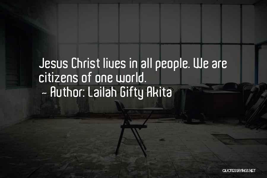 Faith In Jesus Christ Quotes By Lailah Gifty Akita
