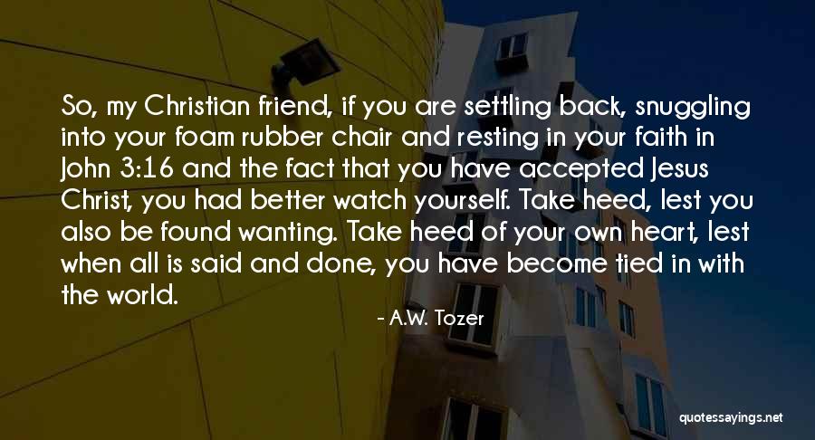 Faith In Jesus Quotes By A.W. Tozer