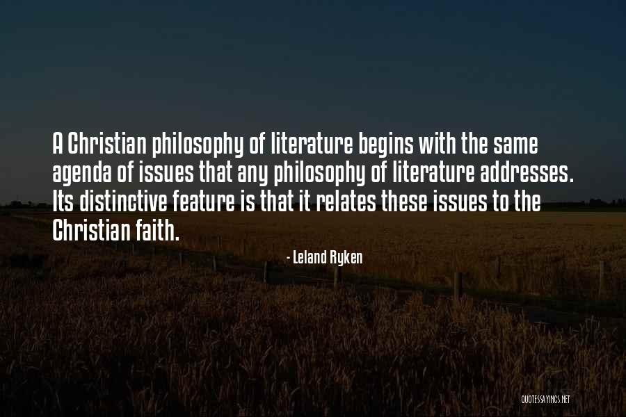 Faith Issues Quotes By Leland Ryken Faith Issues Quotes By Leland Ryken