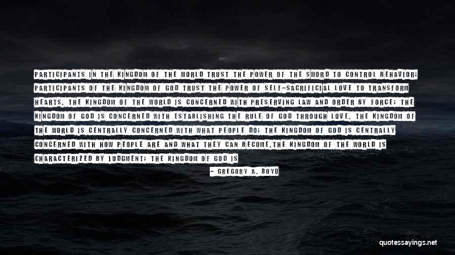 Faith Love And Trust Quotes By Gregory A. Boyd Faith Love And Trust Quotes By Gregory A. Boyd