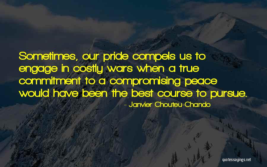 Faith Love Peace Quotes By Janvier Chouteu-Chando