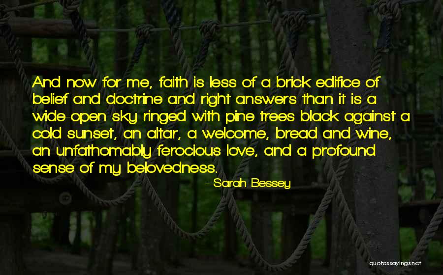 Faith Love Peace Quotes By Sarah Bessey