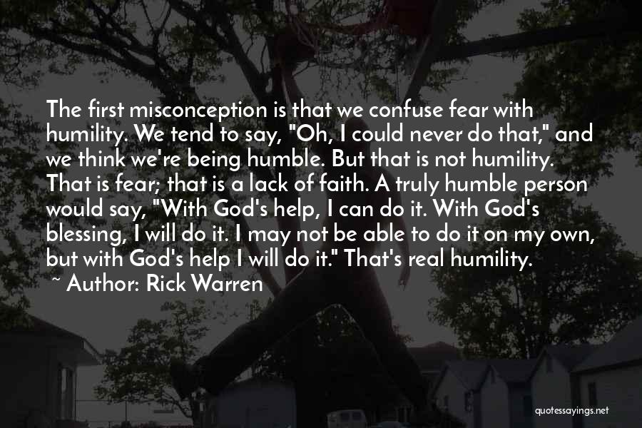 Faith Not Fear Quotes By Rick Warren