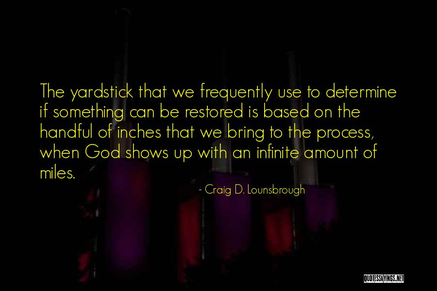 Faith On God Quotes By Craig D. Lounsbrough