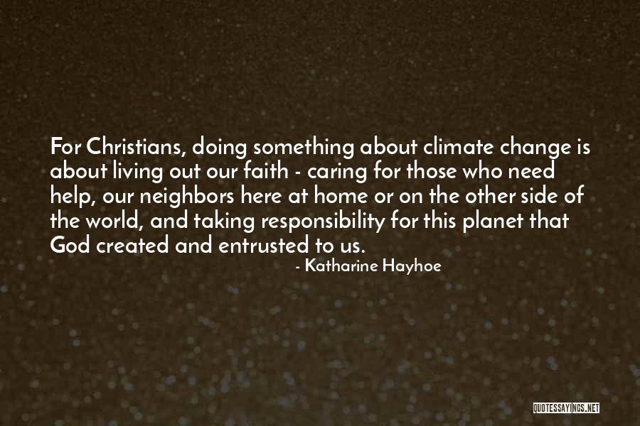 Faith On God Quotes By Katharine Hayhoe