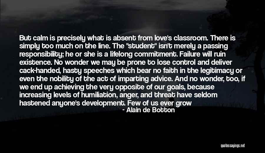 Faith On Self Quotes By Alain De Botton