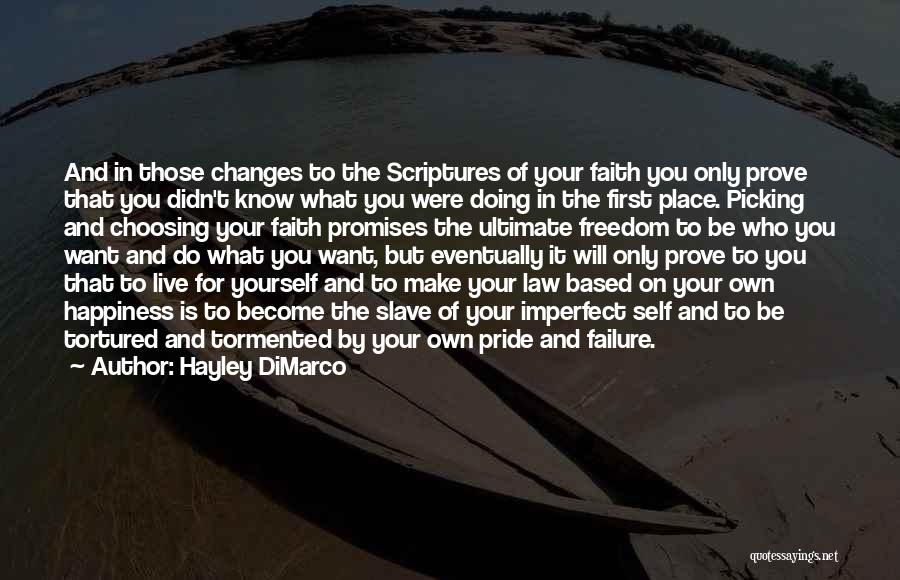 Faith On Self Quotes By Hayley DiMarco