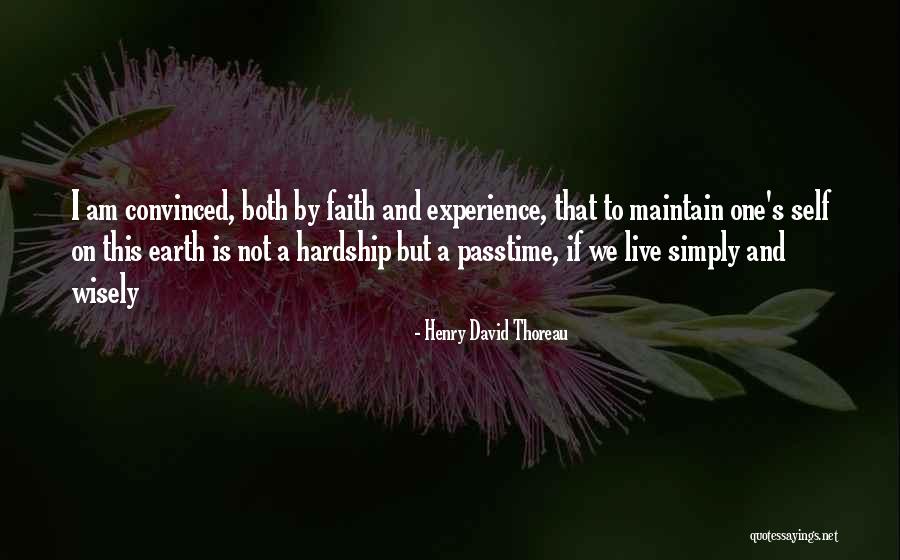 Faith On Self Quotes By Henry David Thoreau