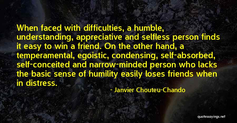 Faith On Self Quotes By Janvier Chouteu-Chando