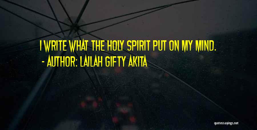 Faith On Self Quotes By Lailah Gifty Akita